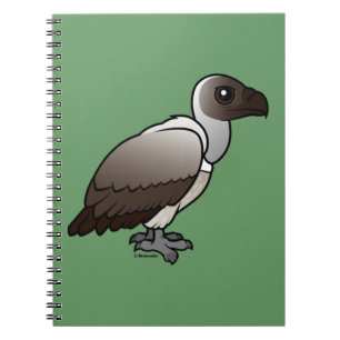 Carnet Vautour à dos blanc