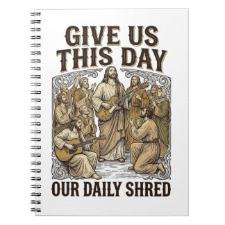 Carnet Vecteur de guitare religieuse vintage quotidienne
