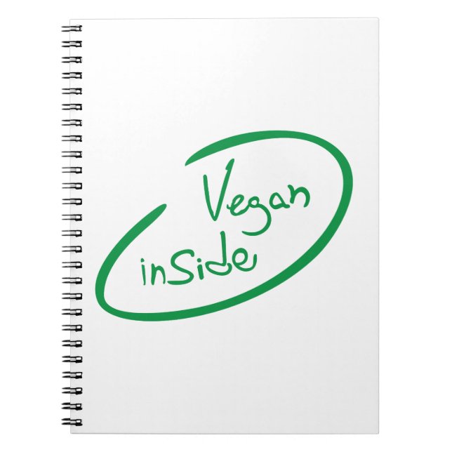 Carnet Vegan à l'intérieur (Devant)