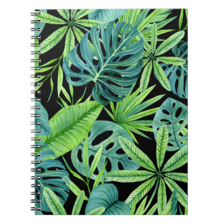 Carnet Végétation verdoyante : Motif Plante tropical