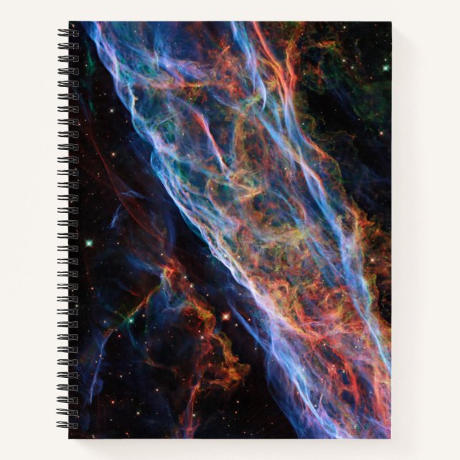 Carnet Veil Nebula Supernova Reste Télescope Hubble (Devant)