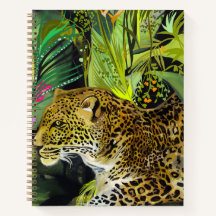Veille de léopard jungle tropicale