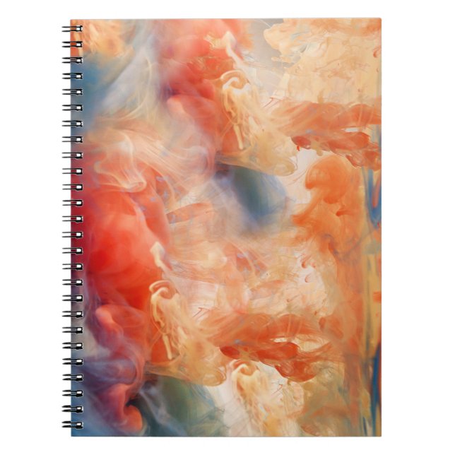 Carnet Veines de marbre liquide ardent (Devant)