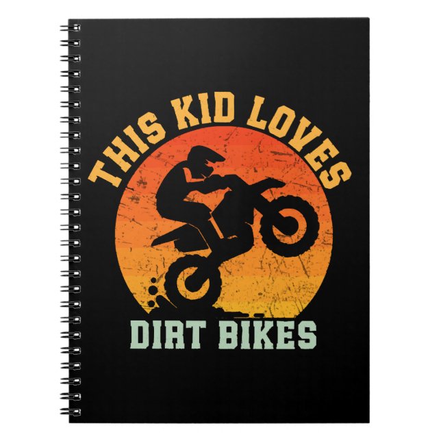 Carnet Vélo de terre drôle pour enfants (Devant)