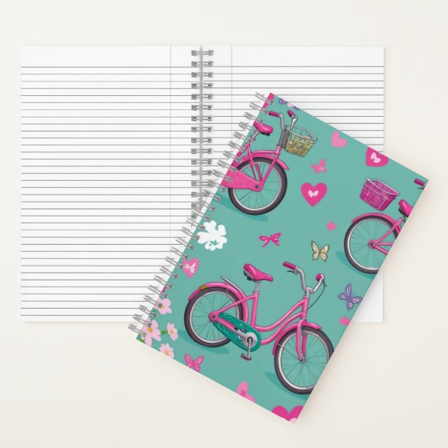 Carnet Vélo Fille (À l'intérieur)