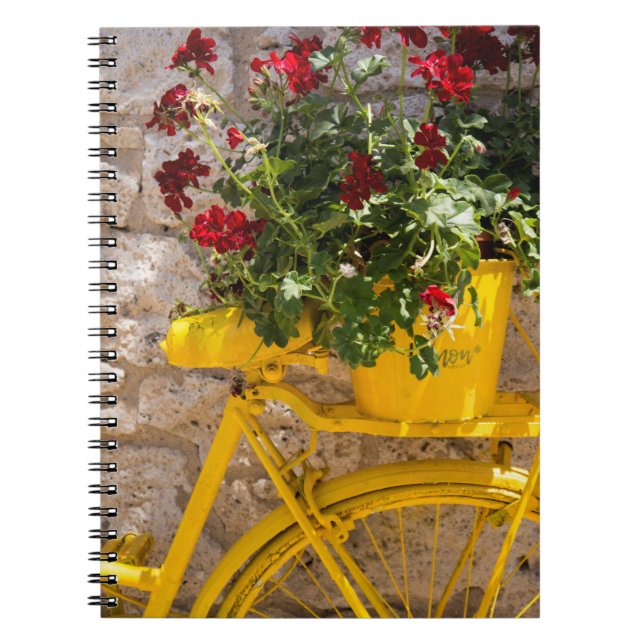Carnet Vélo jaune (Devant)