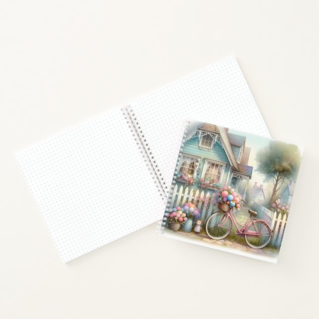 Carnet Vélo rose à Blue Cottage Gate (Intérieur)