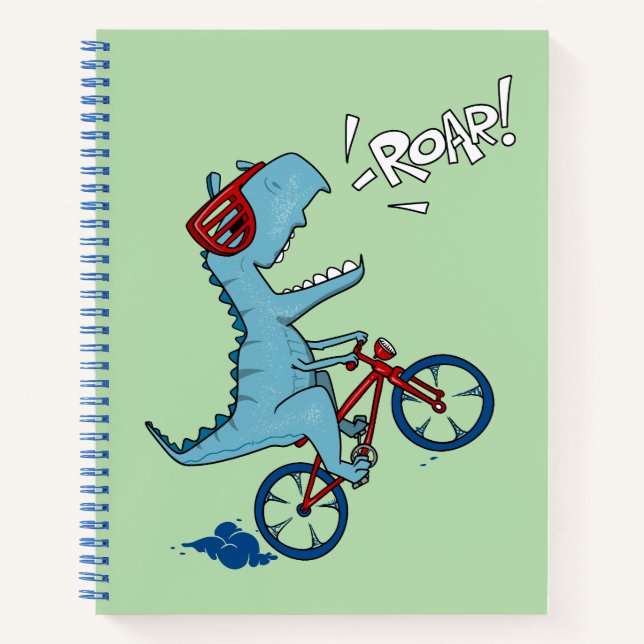 Carnet Vélo Rugissement de T-Rex (Devant)