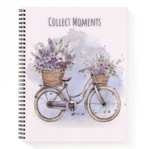 Vélo vintage à fleurs - Aquarelle