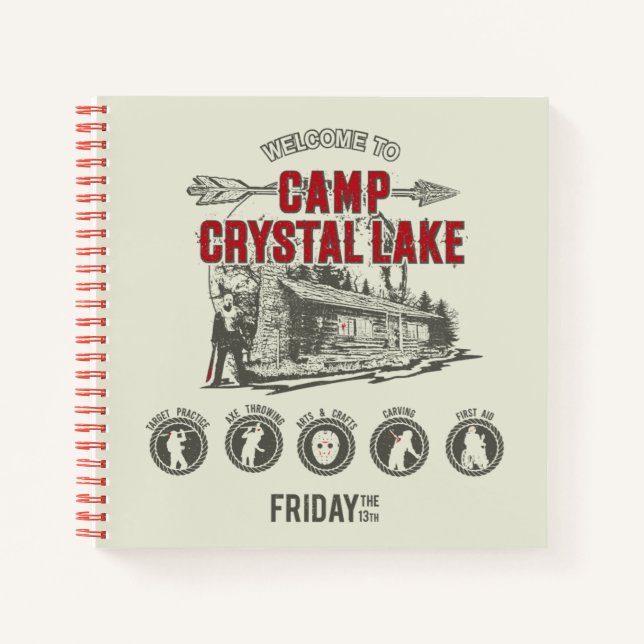 Carnet Vendredi 13 | Bienvenue à Camp Crystal Lake (Devant)