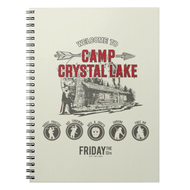 Carnet Vendredi 13 | Bienvenue à Camp Crystal Lake (Devant)