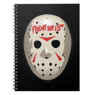 Carnet Vendredi 13 Graphique de masque de hockey