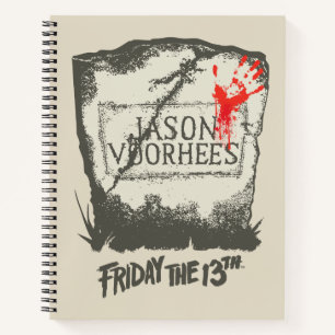Carnet Vendredi 13   Pierre de tête de Jason Voorhees