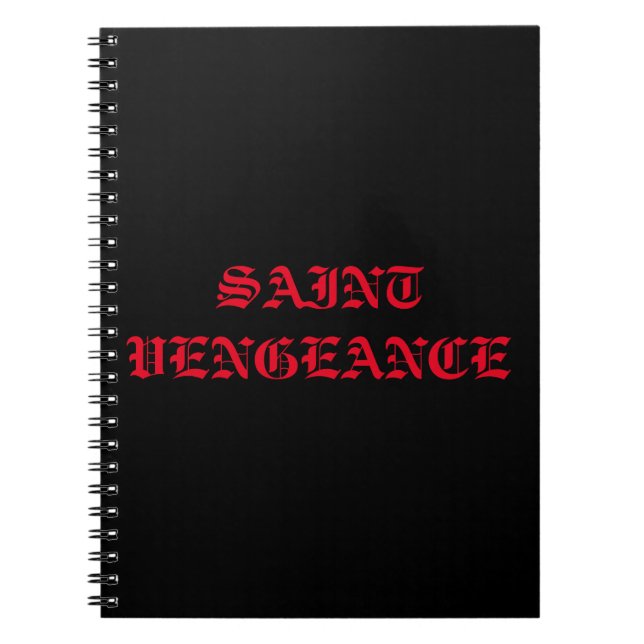 CARNET VENGEANCE DE SAINT (Devant)