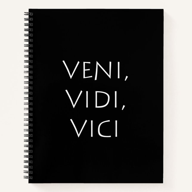 Carnet Veni vidi vici (Devant)