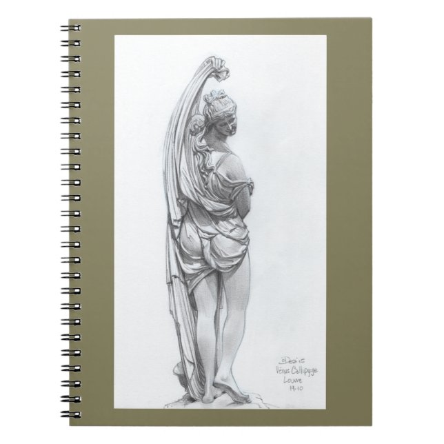 Carnet Vénus Callipyge (Devant)