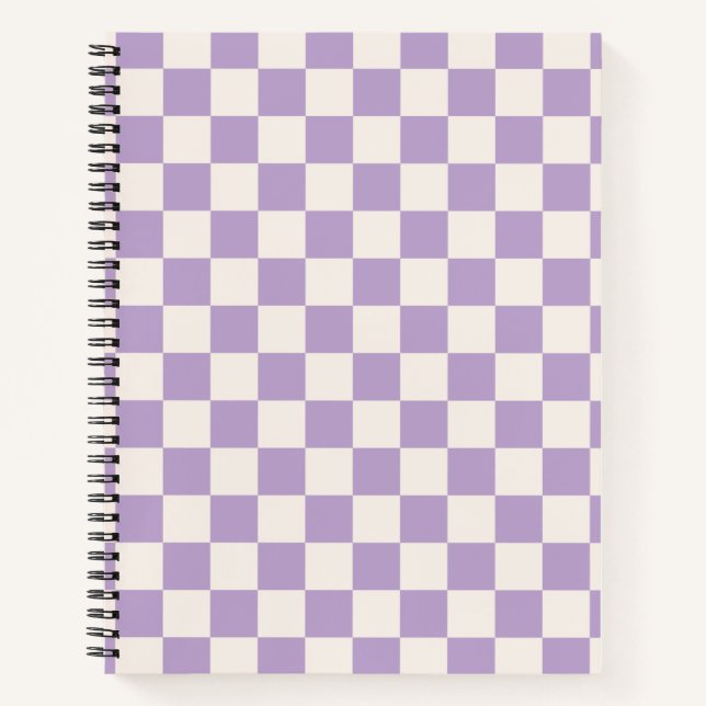 Carnet Vérification du pourpre, Motif de tableau de contr (Devant)