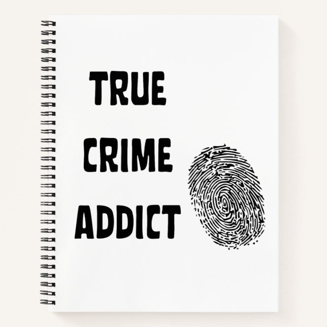 Carnet Véritable adepte du crime (Devant)