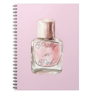 Carnet Vernis à Ongles Rose Élégant