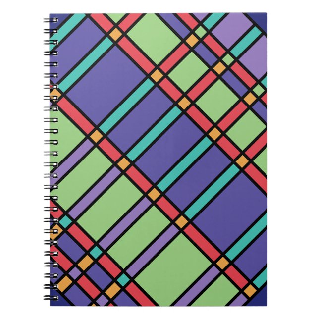 Carnet Verre Coloré Couleurs Vives (Devant)