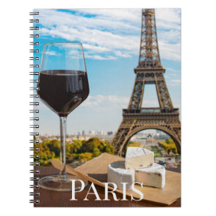 Carnet Verre de vin au brie sur la tour Eiffel