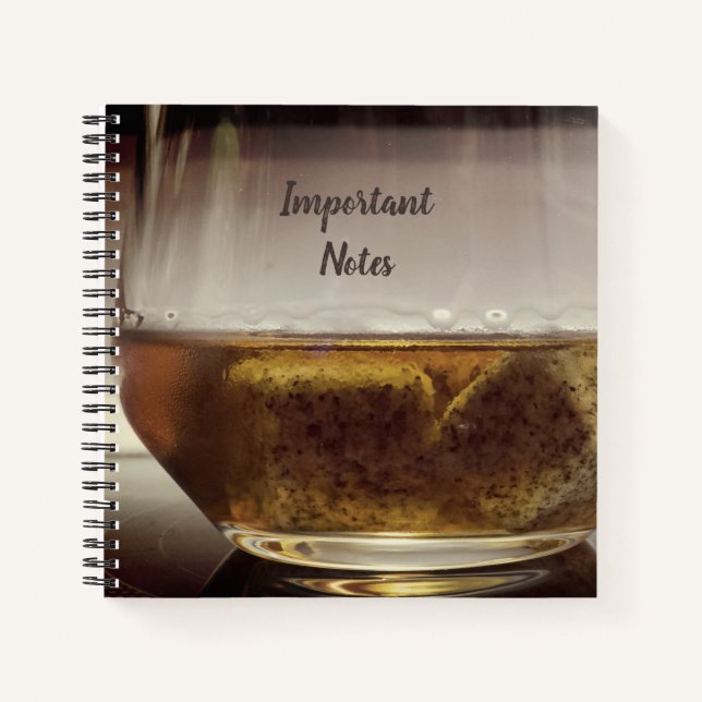 Carnet Verre froid de Whiskey (Devant)