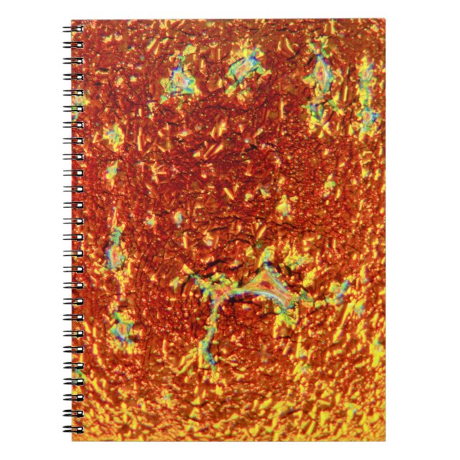 Carnet Verre fusionné or (Devant)