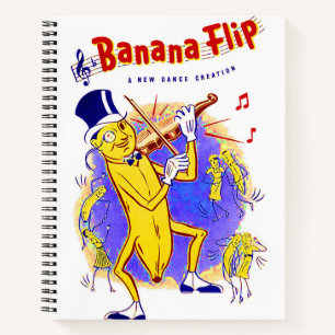 Carnet vers 1950 Banana Feuillet de musique couverture
