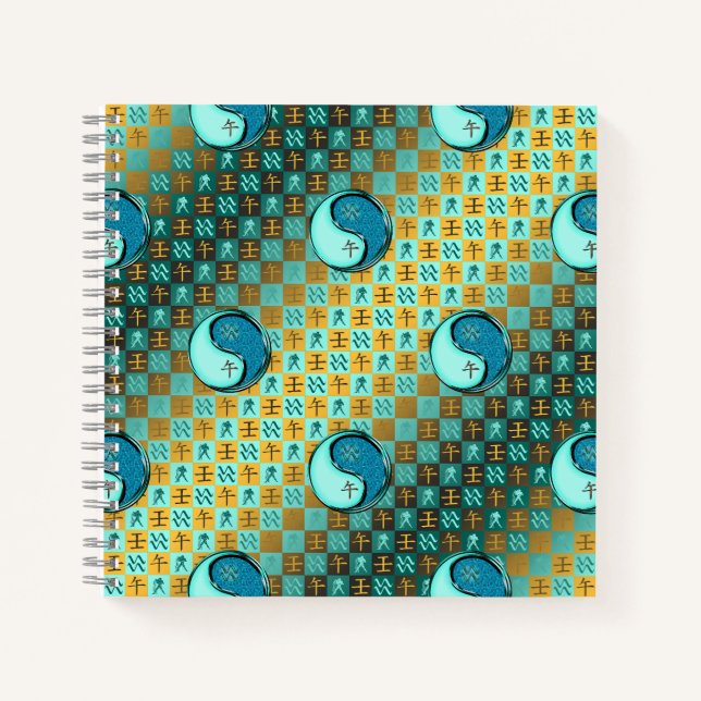 Carnet Verseau & Cheval d'eau (Devant)