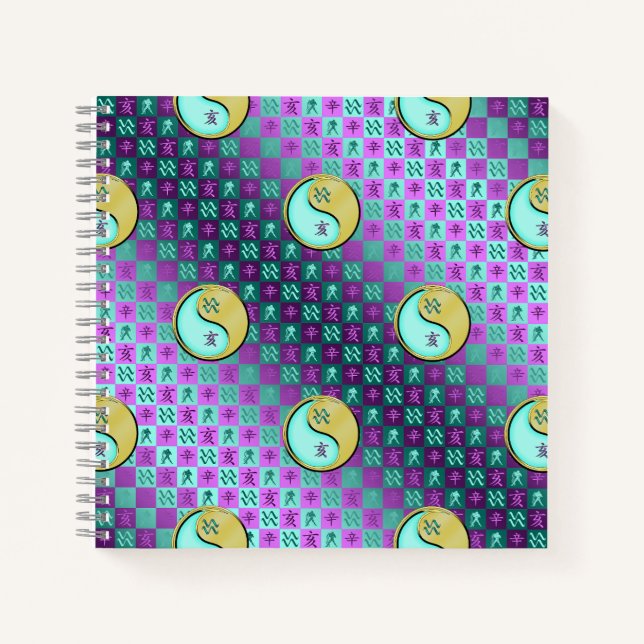 Carnet Verseau & Sanglier de Métal (Devant)