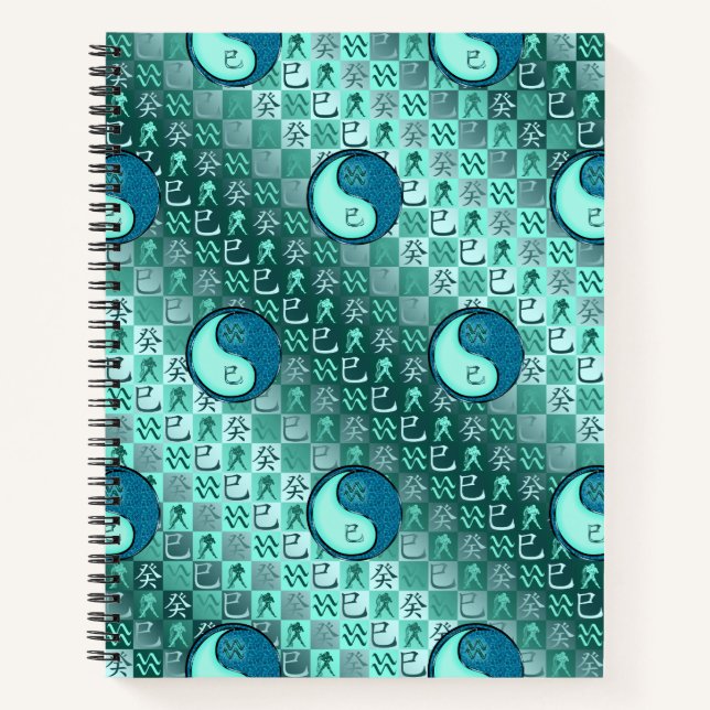 Carnet Verseau & Serpent d'eau (Devant)