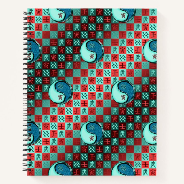 Carnet Verseau & Tigre d'eau (Devant)