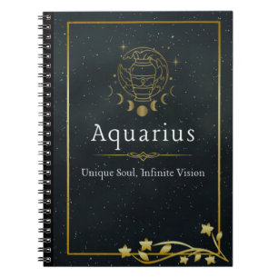 Carnet Verseau Zodiaque – Âme Unique, Vision Infinie