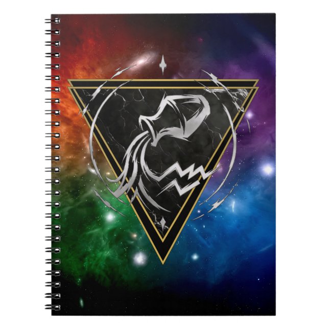 Carnet Verseau Zodiaque Cadeau Astrologie (Devant)