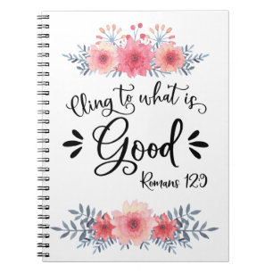 Carnet Versets bibliques inspirants - Romains 12:9