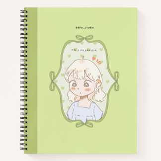 Carnet Vert doux 