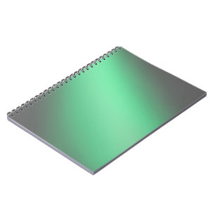 Carnet Vert gris clair de lune ombre