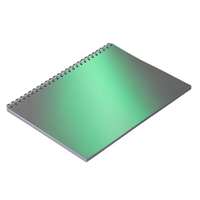Carnet Vert gris clair de lune ombre (Côté gauche)