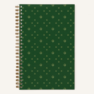 Carnet Vert Kelly Soleil Zinnia Doré