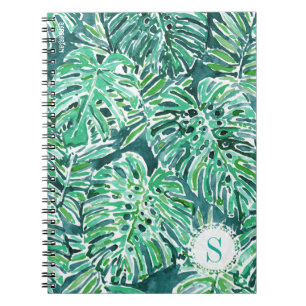 Carnet Vert Monstera tropical de VIBRAPHONE de JUNGLE de