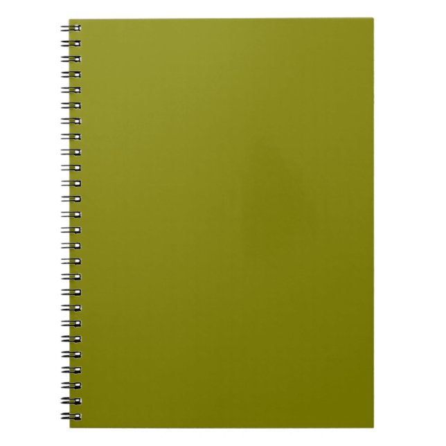 Carnet Vert olive classique (Devant)
