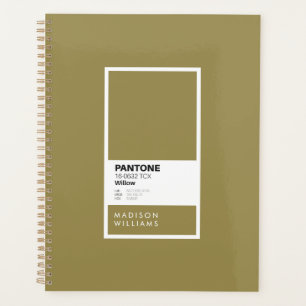 Carnet vert olive personnalisé   Journal personnal