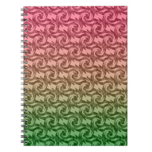 Carnet Vert rose gradient