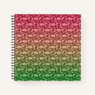 Carnet Vert rose gradient