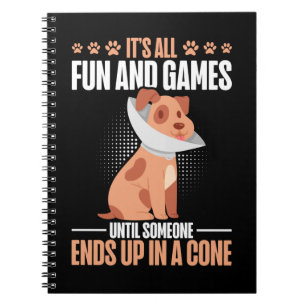 Carnet Vet Tech Dog Cone Humor Veterinarian