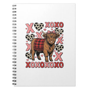 Carnet Vêtement vintage de la Saint-Valentin XOXO jolie v
