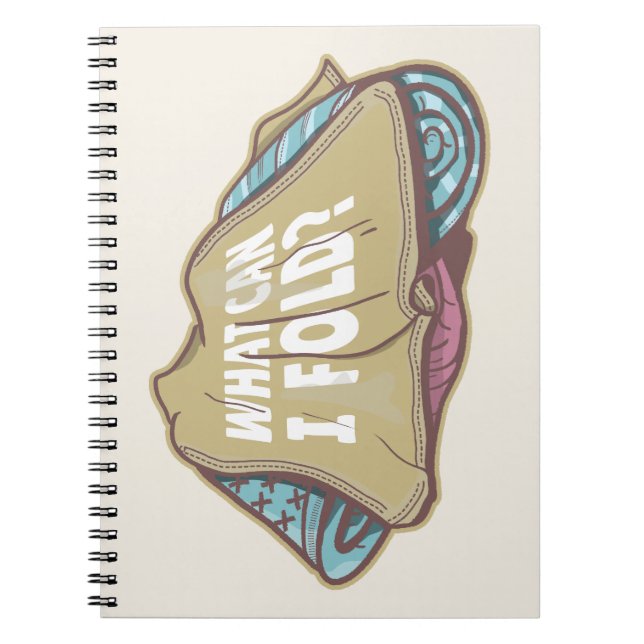 Carnet Vêtements pliants, jour de lessive (Devant)