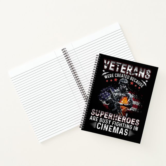 Carnet Vétérans Parce que les super-héros sont occupés da (Intérieur)