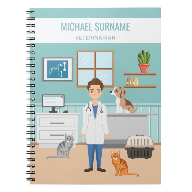 Carnet Vétérinaire Médicale animal vétérinaire animal ani (Devant)