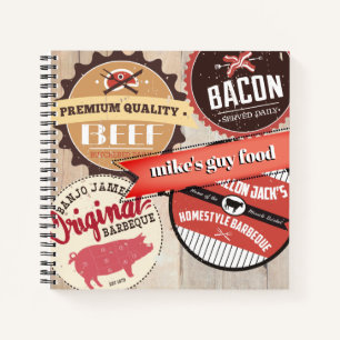 Carnet Viande de boeuf de porc bacon recette personnelle 